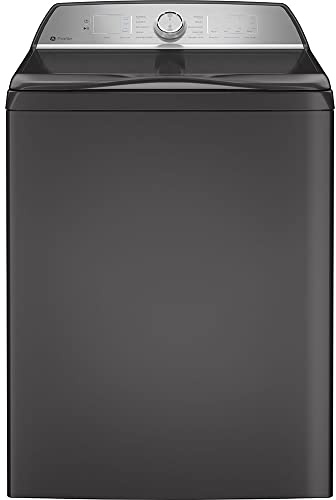 GE Profile 5.0 cu. ft. High-Efficiency Smart Top Load Electric Washer in Diamond Gray with Microban Technology PTW600BPRDG