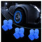 Ventilkappen Auto Leuchtend, 12 StüCk Leuchtendes Auto Reifenventil, Fluoreszierende Auto Ventilkappen, Universelles ZubehöR für Autos, Lkws, Suvs, MotorräDer Und FahrräDer (Blau)