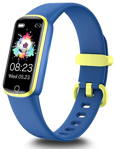 DIGEEHOT Kids Fitness Watch, Activity Tracker Kids Smart Watch with Heart Rate Monitor, Sleep Tracking, 11 Sports Modes Waterproof Fitness Tracker with Pedometer, Calorie Counter, Alarm Clock