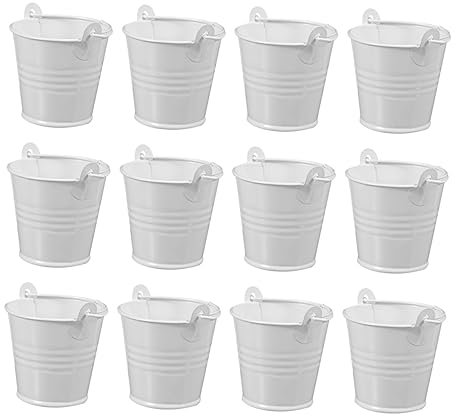 MERRYHAPY 12piezas Maceta Pequeña De Hierro Maceta De Hierro para Plantar para Suculentas Decoración De Hogar