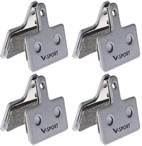 Vandorm Bike Brake Pads, 4 Pairs Disc Brake Pads for Bicycle, V-Sport Replacement for Shimano Brake Pads Compatible with B01S B03S B05S M515 M525 C501 C601 M415 M416 M485, Tektro, TRP, GIANT