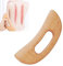 Massagegerät aus Holz, Gua Sha Lymphdrainage, Gua Sha Scraping Massage Werkzeug, Lymphdrainage-Massagegerät, Massagegerät, Shaped Guasha Board Natürliche Holz, für Gesicht, Hals, Körpe Gua Sha Holz