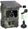 VanBangTec Solar Wildlife Camera, 50MP 4K Video Trail Camera with Night Vision 0.3s Motion Activated Waterproof, Garden Camera with 32GB SD Card for Outdoor Hunting Monitoring