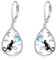 YFN Katze Mondstein Ohrringe für Frauen Sterling Silber Teardrop Katze Tropfen Ohrringe Schmuck Geschenke (11)