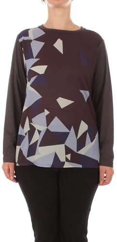 LUISA VIOLA t-Shirt Stampata da Donna Marrone - x-Large