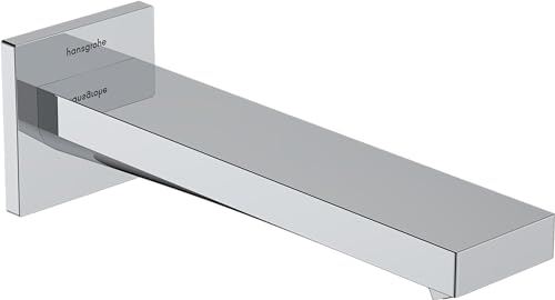 hansgrohe Tecturis E - Badewanneneinlauf, Wanneneinlauf mit Auslauf Länge 210 mm, Badewannenarmatur, Chrom