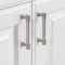 9BUILD 10 Stück Schrankgriffe Gebürsteter Nickel Lochabstand 96mm Griffe für Küchenschränke Gerändelte Möbelgriffe Küchengriffe griffe möbel Küchenschrank Schranktürgriffe EU0046