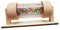 Perfeclan Montessori Spielzeug mit Bunten Perlen Busy Board Zubehör Motorikspielzeug Sensorik Holz Regenmacher Musikinstrument für Kinder Jungen und Mädchen ab 3 Jahre