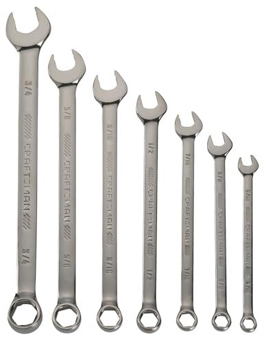 CRAFTSMAN OVERDRIVE 7-Piece Standard (SAE) Wrench Set (CMMT87707)