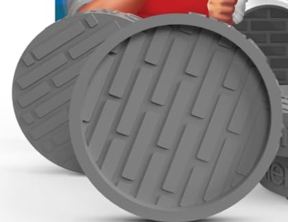 Ezprotekt Grey Anti-Vibration Pads for Washing Machine and Dryer - 4PCS Strong Adsorption Suction Cup Feet With Rubber Pad
