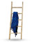 BLU Coast Solid Wood Reclaimed Blanket Ladder, Tall Towel Rail, Home and Bathroom Storage, Handmade Rustic Furniture, 4ft x 50cm – Medium Oak