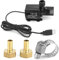 QWORK® Aquarium Pumpe USB 500L/H Außengewinde Wasserpumpe 4W Bürstenlosen Unterwasserpumpe mit 1.5M Kabel, für Brunnen Aquarium Garten