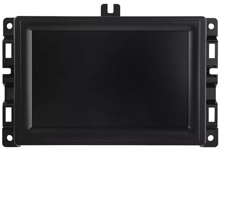 7 Zoll Uconnect Touchscreen Display für Radio Navigation für 2017-2020 Jeep Compass TDO-WXGA0700K00057-V1 LMB-K00057BL-A (TDO-WXGA0700K00057-V1 mit Rahmen)