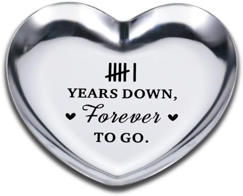 Trikalika Romantic 6th Anniversary Iron Gifts for Her-6 Years Anniversary Marriage Wedding Gifts for Women Men Couples Birthday Gifts for Husband Wife Christmas Valentines Day Gifts