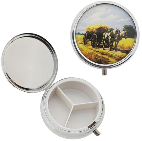 Pillendose Tablettendose (Heuwagen)