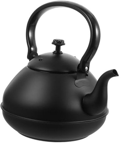 PHENOFICE Vintage Teekessel Aus Edelstahl Wasserkocher Für Induktionsherde Rostfreier Teekessel Mit Komfortablem Griff Für Tee Und Getränke Zubereiten