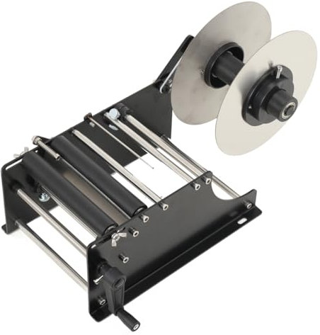 Lfhelper Round Bottle Labelling Machine, 30 Labels/Min, ±0.5mm Accuracy, Precise Manual Labeller with Ergonomic Joystick, labels & labelling equipment