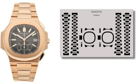 NOOYO Schutzfolie für Patek Philippe Nautilus 5980 Schutz für Gehäuse, Schließe und Armband
