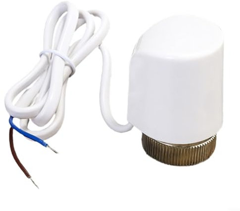 HOHOVYVY Stellmotor Fussbodenheizung 230V,AC230V M30x1.5mm Elektrischer Thermischer Antrieb Für Fußbodenheizungs-Heizkörperventil(Aluminum wire)