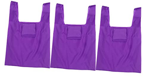 SECFOU Bolsa De Compras 3 Piezas Bolsa Plegable Gran Capacidad Para Almacenamiento De Polvo Práctica y Duradera