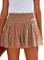 Tincini Shorts Damen Sommer Baumwolle Elastisch High Waist Kurze Hosen Causal Rüschen Strandshorts Einfarbig Freizeit Shorts Sweatpants (Rosa, M)