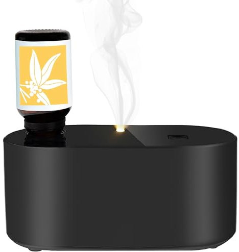 Cordless Waterless Essential Oil Diffuser – Rechargeable Scent Nebulising Atomiser with 3 Mist Modes, Quiet Aroma Diffuser for Travel, Home, Office, Small Room (15–40 m²)