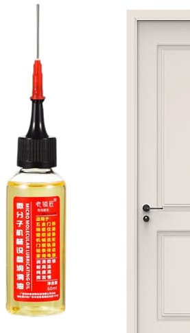 Huile pour les charnières de porte, bruit de charnière de porte lubrifiant,Couche de porte pénétrant le lubrifiant à l'huile - Solution de lubrification à chaîne polyvalente, réparer tout grincement,