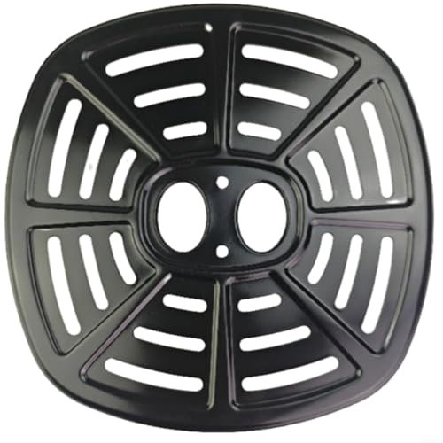 Cestello di ricambio per friggitrice ad aria quadrata, antiaderente, accessorio per cucina casalinga, 21,5 x 21,5 cm, nero