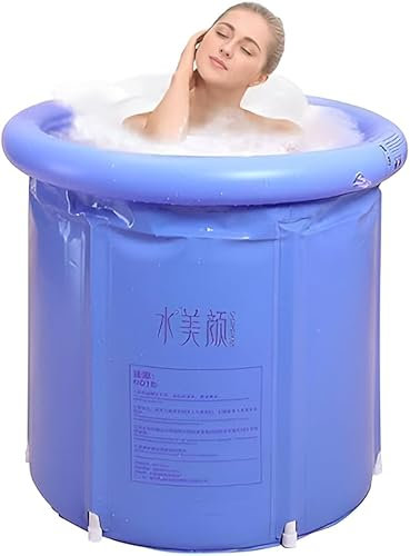 360L Portable Ice Bath Tub for Recovery – Cold Water Therapy Tub for Athletes – Available in Black & Blue (Blue)