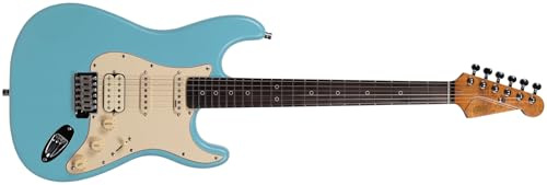 Henry's E-Gitarre Extra Leicht - Snake II Classic matt ST-1CM Python - Blue