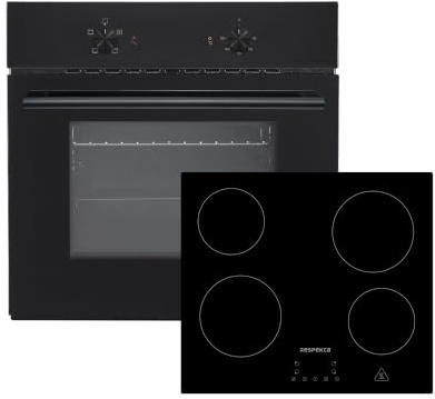 Respekta Herdset ASET100G4400 – Backofen 60 L + Glaskeramikkochfeld
