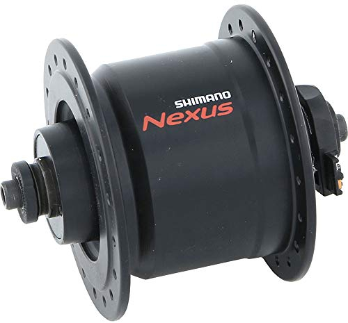 Shimano Nabendynamo Nexus 36L. 6V/3W o. Schalter schwarz +Flicken