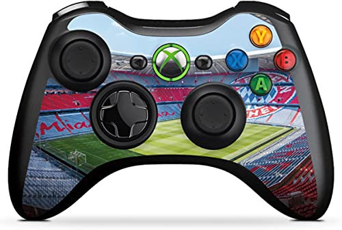 DeinDesign Skin kompatibel mit Microsoft Xbox 360 Controller Folie Sticker FC Bayern München FCB Stadion
