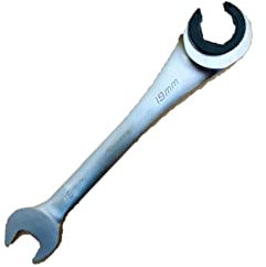 Neilsen 19mm Ratchet Flare nut Wrench Spanner