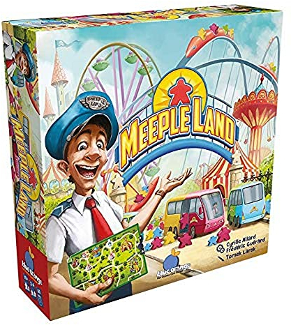 Asmodee | Blue Orange | Meeple Land | Familienspiel | Brettspiel | 2-4 Spieler | Ab 10+ Jahren | 60+ Minuten | Deutsch