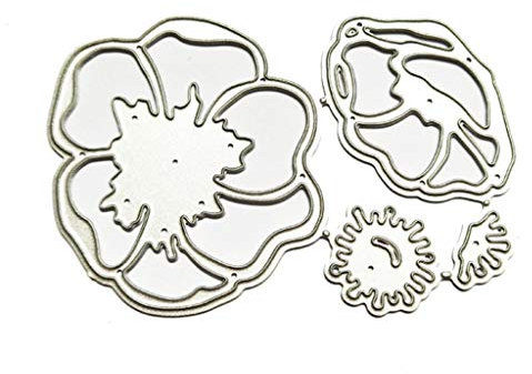 3D Blume Stanzschablone Scrapbooking Stanzschablonen Stanzen Schneiden Schablonen Stanzformen, Für Sizzix Big Shot/Cricut Cuttlebug/und Andere Stanzmaschine