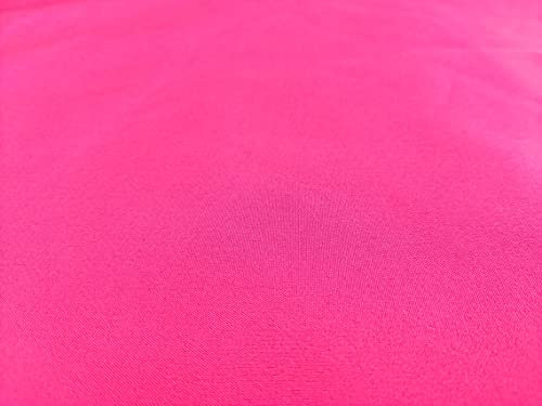 CRS Fur Fabrics Tissu Softshell imperméable à 3 Couches Fluo-1 m-144 cm x 100 cm, Polyester, Rose Fluorescent, 1Mtr 144cmx100cm