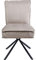 Kare Design Stuhl Chelsea, Grau, Drehstuhl, Esszimmerstuhl, Samtoptik, 360 Grad drehbar, 91x50x60 cm (H/B/T)