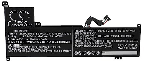 vhbw Akku kompatibel mit Lenovo IdeaPad 3 17IML0 81WCCTO1WW, 17IML05 1WC007HAU Notebook (3700mAh, 11,25V, Li-Polymer)