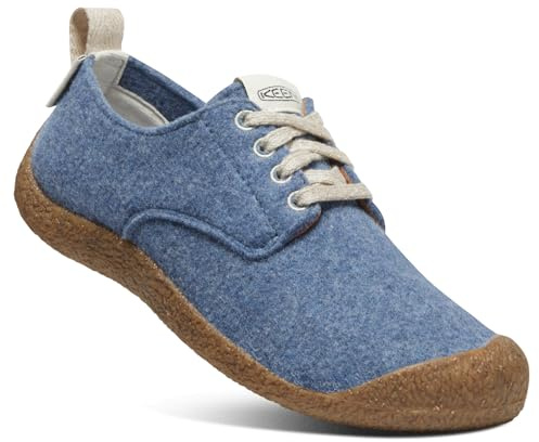 KEEN Women Mosey Derby, 9.5US Women/40 EU, Blue Felt/Birch