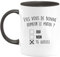 quotedazur - Mug Humour Noir - Ëtes-vous De Bonne Humeur Le Matin Oui Non - Tasse Cadeau Anniversaire Saint-Valentin Râleur Noël Drôle Fun - Noir/Céramique