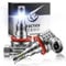TECTICO Mejorada H8 12V 40W 8000K LED Angel Eye Bulbs Azul Anillos de Halo Luces Circulación Diurna Faros Antiniebla Canbus Sin Errores para E90 E92 E93 E82 E91 E82 E70 X5 E60 E61,2 piezas