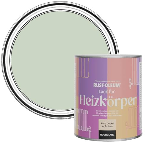 Rust-Oleum Green Heat Resistant Radiator Paint in Gloss Finish - Laurel Green 750ml