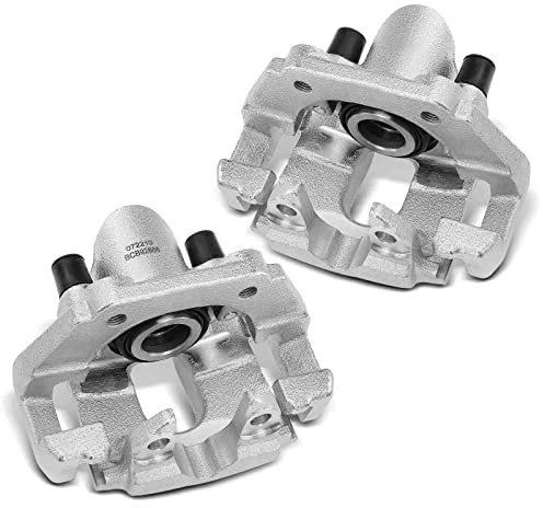 Frankberg 2x Brake Caliper Disc Brake Rear Left Right with Bracket (hole spacing 76.2mm) Compatible with 3 Series E90 1 Series Coupe E82 5 Series E60 7 Series 6 Series Replace# 34216753680