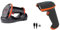 Tera Barcode-Scanner Bildsensor 2D 1D QR Wireless 2,4 GHz mit Ladestation USB-Kabel Digitaler-Bildscanner & Kabelloser Handheld-Barcode-Scanner 1D Laser Wireless und USB-Wired, Orange
