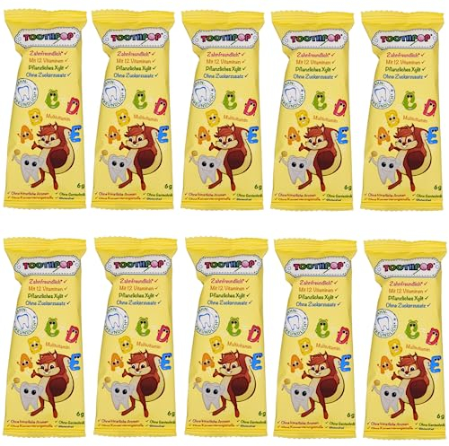 Toothpop Zahnpflege Lolli Multivitamin I 10er Sparset I plus PharmaPerle giveaway