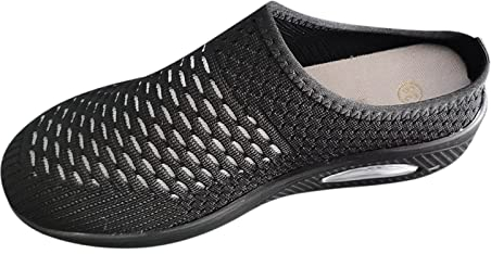 LCpddajlspig Hausschuhe Damen Diabetic Vorne Geschlossen Deichmann Air Cushion Mesh Gesundheitsschuhe Pantoletten Outdoor Mit Leichter Sohle Orthopädische Schuhe Sommer Atmungsaktiv Clogs Medicus