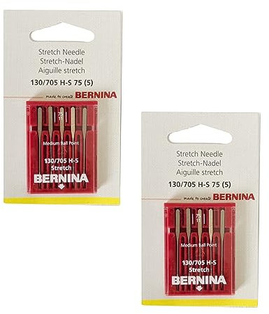 Original Bernina Nähmaschinennadeln Stretch 75/11 für Jersey Stretch und Strick (1)