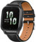 WoPail 20MM Leder Armband Kompatibel mit Garmin Forerunner 570 42mm/Vivoactive 6/Forerunner 165 Music/Vivoactive 5/vívomove Trend Ersatzarmband Schlicht Elegant Armbänder für Venu Sq 2 Schwarz