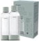 Mysoda : Bouteille réutilisable en PET sans BPA pour machine à eau gazeuse, avec verrouillage rapide et détails en composite de bois, 2 x 1 L - Vert Sauge (Pigeon)